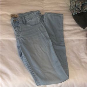 Light wash jeans